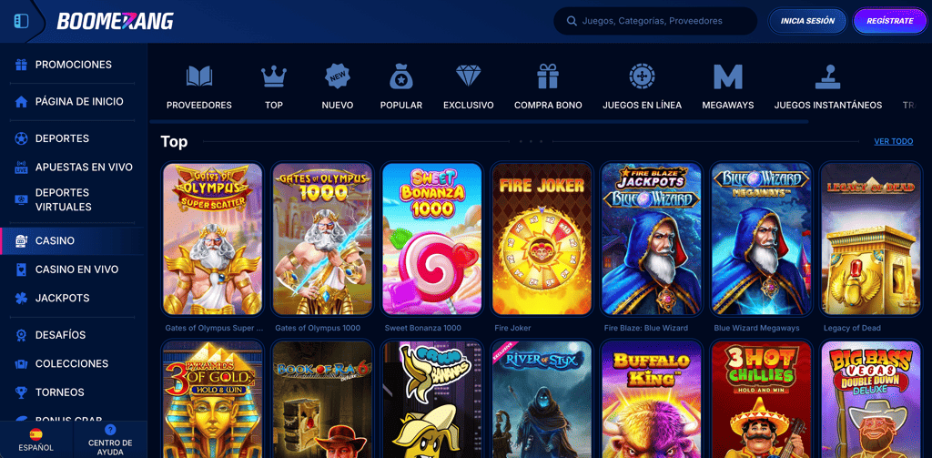 boomerang bet casino