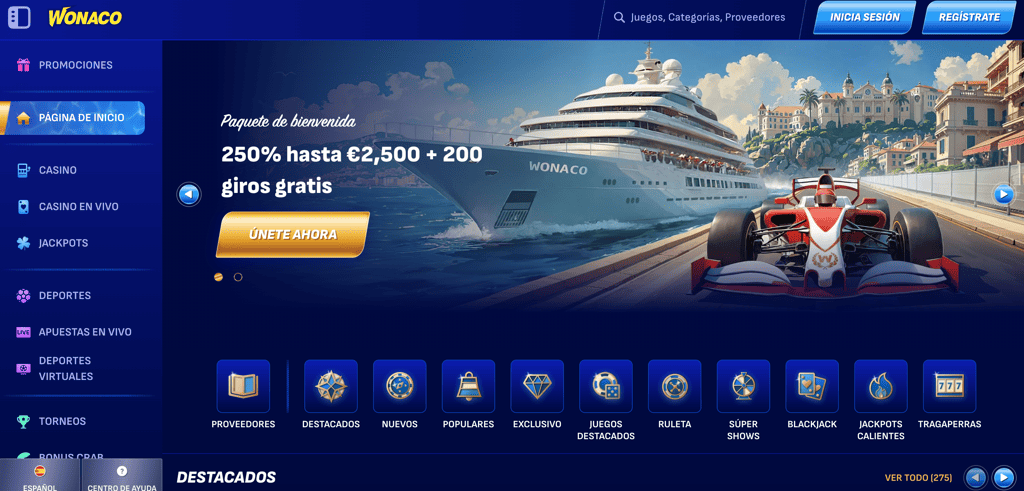 wonaco casino