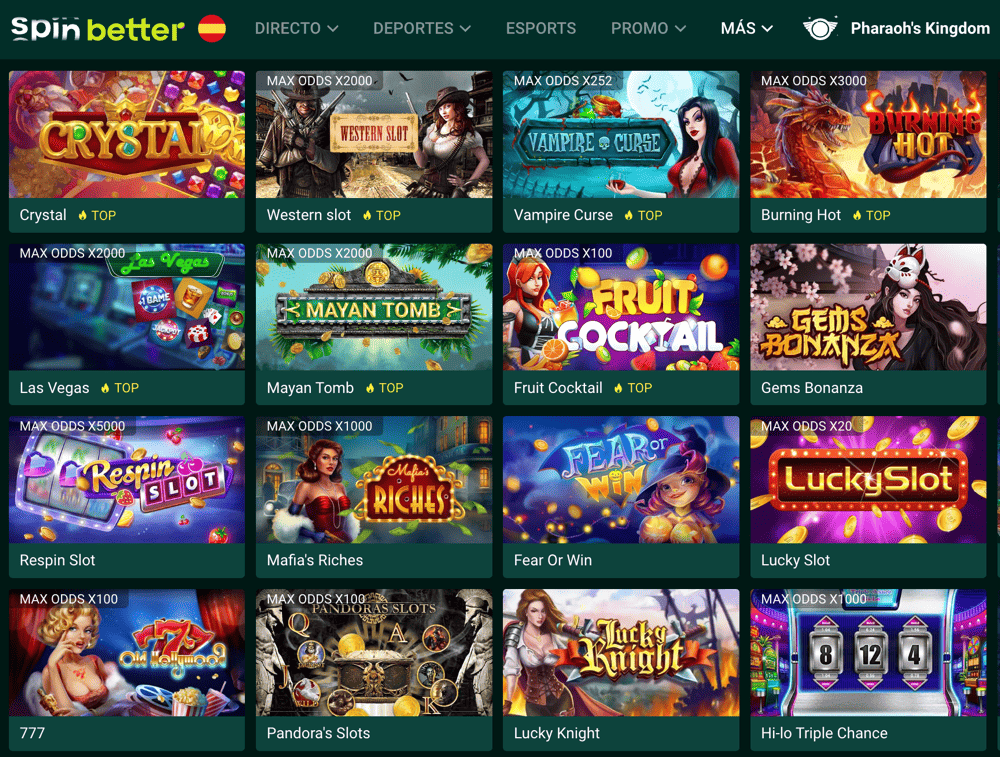 spinbetter 100 giros gratis